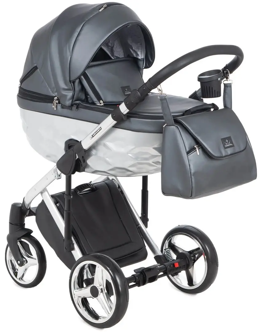 Carucior modular 2in1 Adamex Chantal Star 103 (Grey)