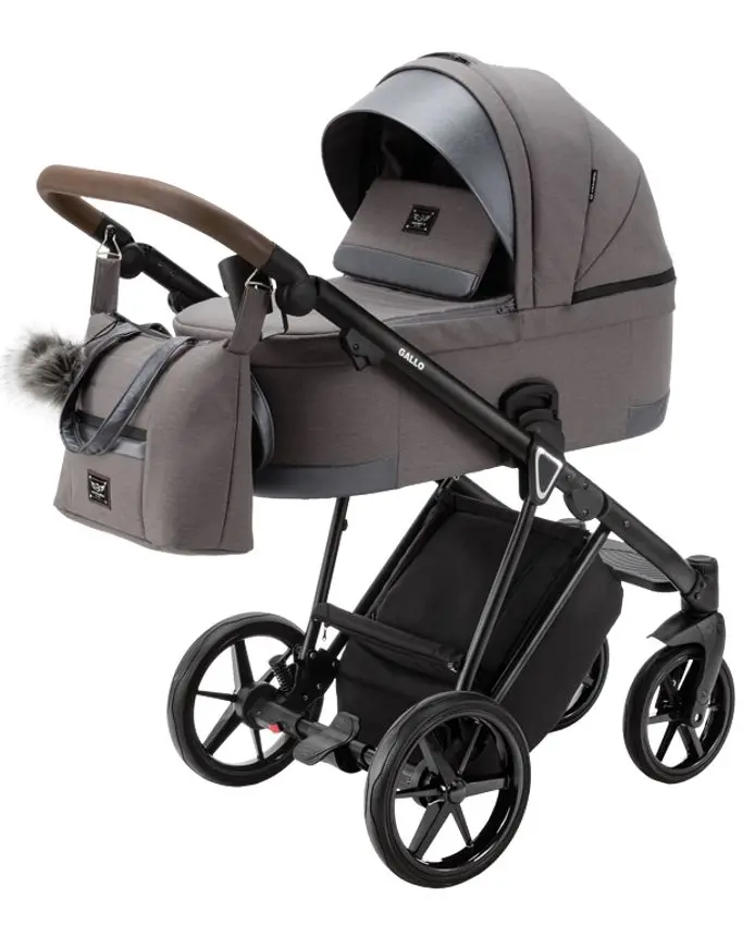 Коляска модульная 2в1 Adamex Gallo GA-2 (Gray Quartz)