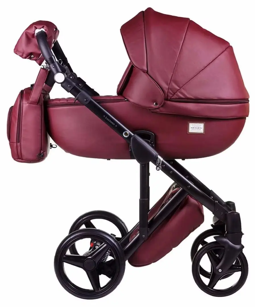 Carucior modular 2in1 Adamex Luciano Deluxe Q105 (Bordeaux)