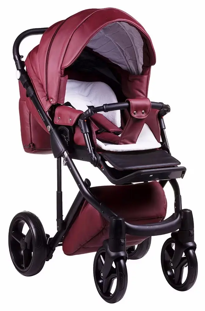 Carucior modular 2in1 Adamex Luciano Deluxe Q105 (Bordeaux)