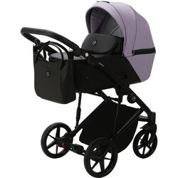 Коляска модульная 2в1 Adamex Mobi Air SD20 (Black/Purple)
