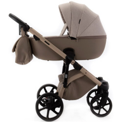 Carucior modular 2in1 Adamex Nola Natura N-4 (Cappuccino) Thumb