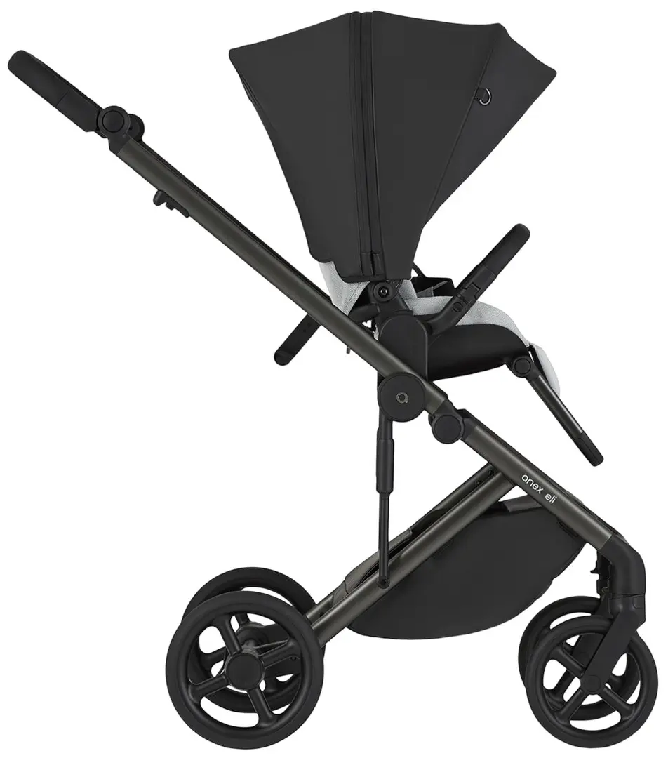 Коляска модульная 2в1 Anex Eli No.5 (Black/Grey)