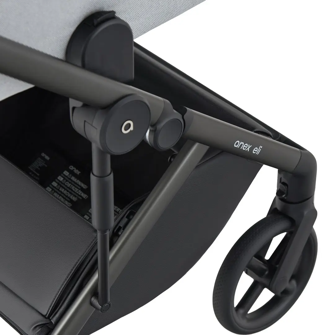 Коляска модульная 2в1 Anex Eli No.5 (Black/Grey)