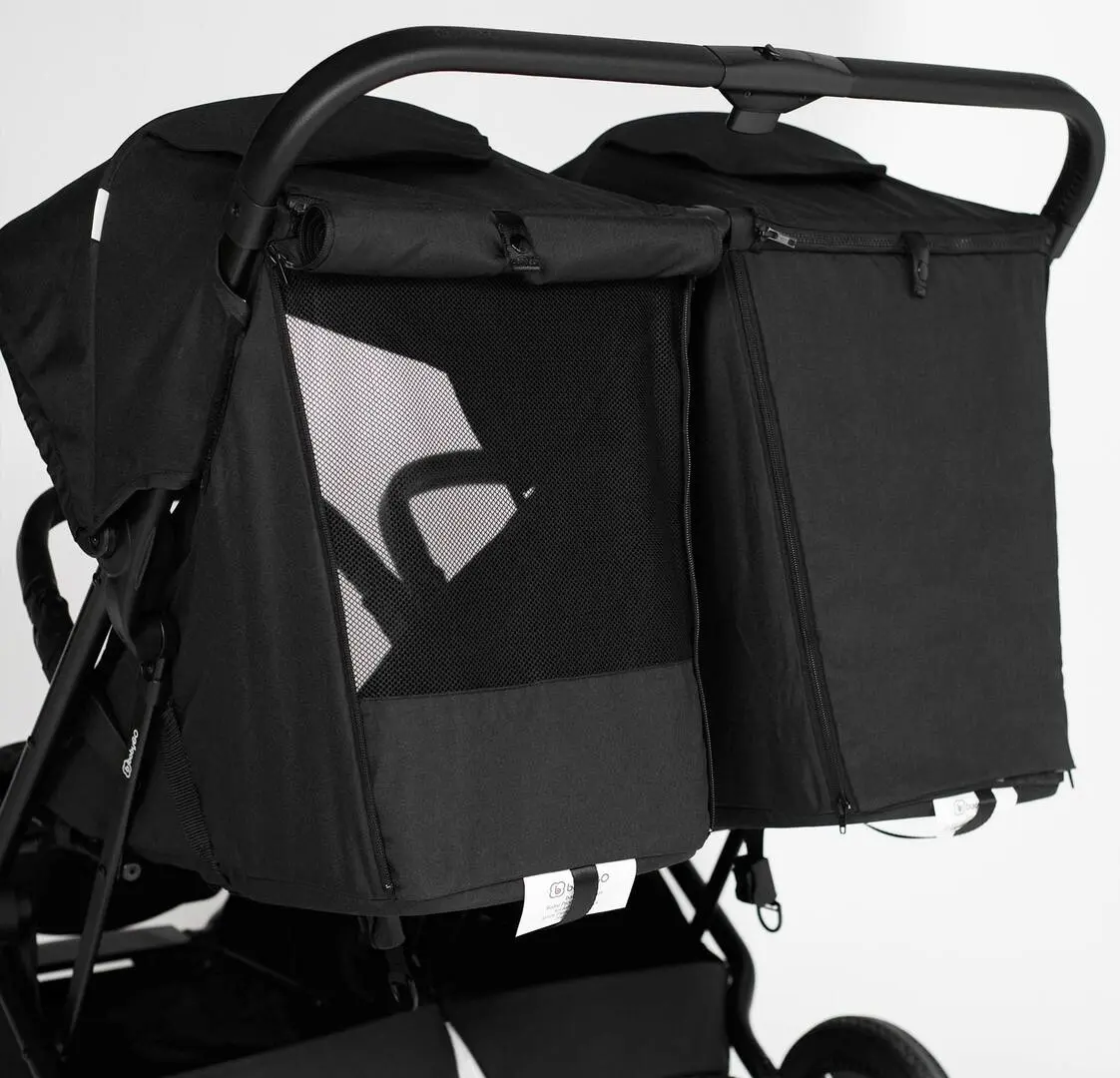 Коляска для двойни BabyGo GoTwice (Green/Black)