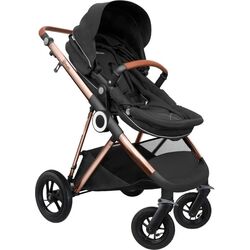 Коляска модульная 3в1 BabyGo Halime Air (Black/Anthracite) Thumb