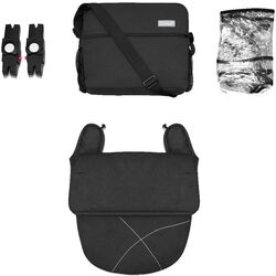 Коляска модульная 3в1 BabyGo Halime Air (Black/Anthracite) Thumb