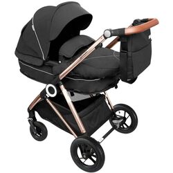 Carucior modular 3in1 BabyGo Halime Air (Gold/Anthracite)