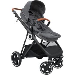 Carucior modular 3in1 BabyGo Halime (Grey/Black) Thumb