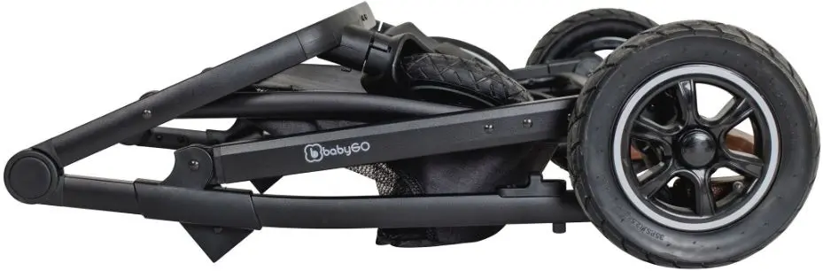 Carucior modular 3in1 BabyGo Simplex (Grey Melange)