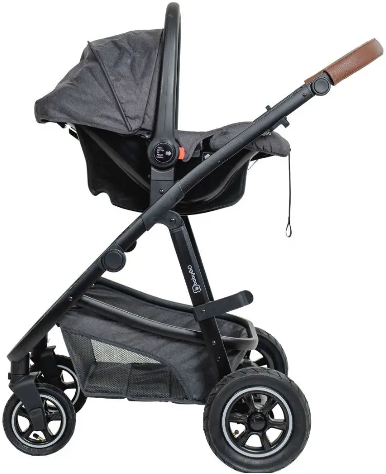 Carucior modular 3in1 BabyGo Simplex (Grey Melange)