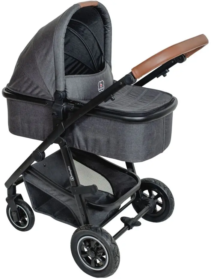 Carucior modular 3in1 BabyGo Simplex (Grey Melange)