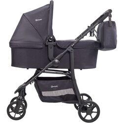 Carucior modular 3in1 BabyGo Style (Black/Rosa)