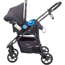 Carucior modular 3in1 BabyGo Style (Black/Rosa) Thumb