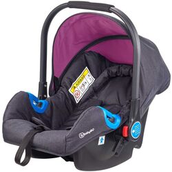 Carucior modular 3in1 BabyGo Style (Black/Rosa) Thumb