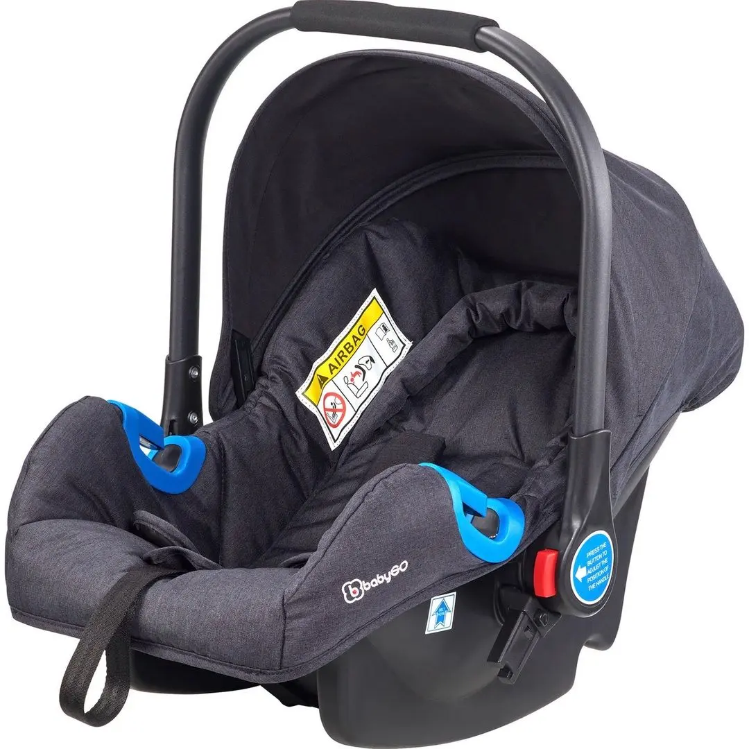 Carucior modular 3in1 BabyGo Style (Black/Rosegold)