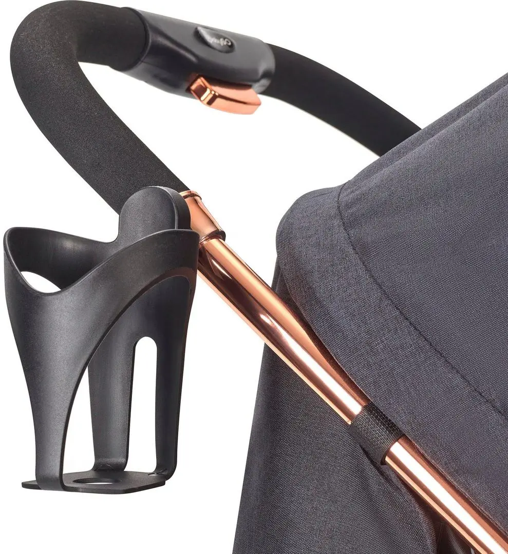 Carucior modular 3in1 BabyGo Style (Black/Rosegold)