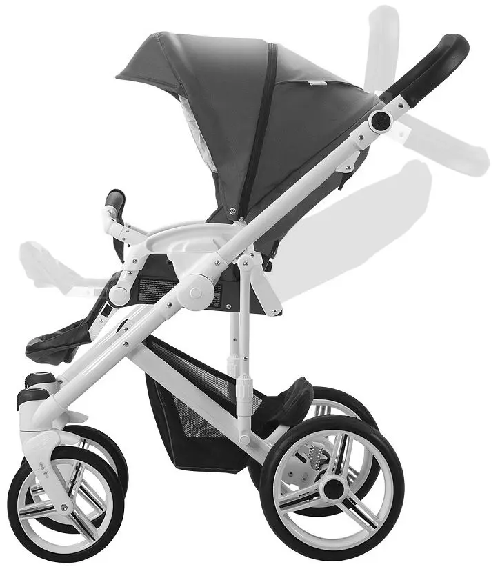 Carucior 3in1 Bebetto Magnum Lux LJ195 (Grey)