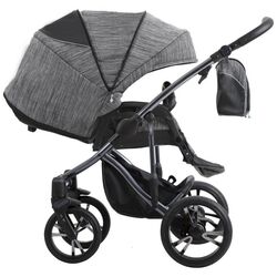 Carucior modular 2in1 Bebetto Bresso Premium Class Dark 03 (Grey/Rose) Thumb