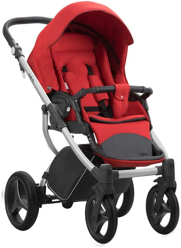 Carucior modular 2in1 Bebetto Luca Standard 15 (Red/Silver) - 2
