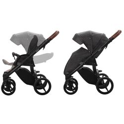 Carucior modular 2in1 Bebetto Luca Standard 15 (Red/Silver) Thumb