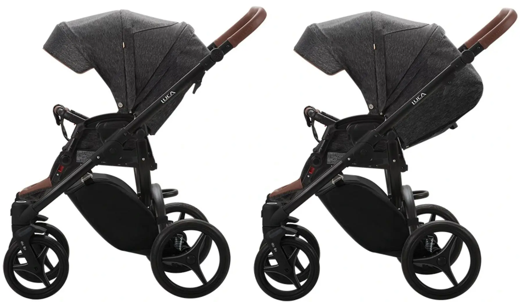 Carucior modular 2in1 Bebetto Luca Standard 15 (Red/Silver) - 4