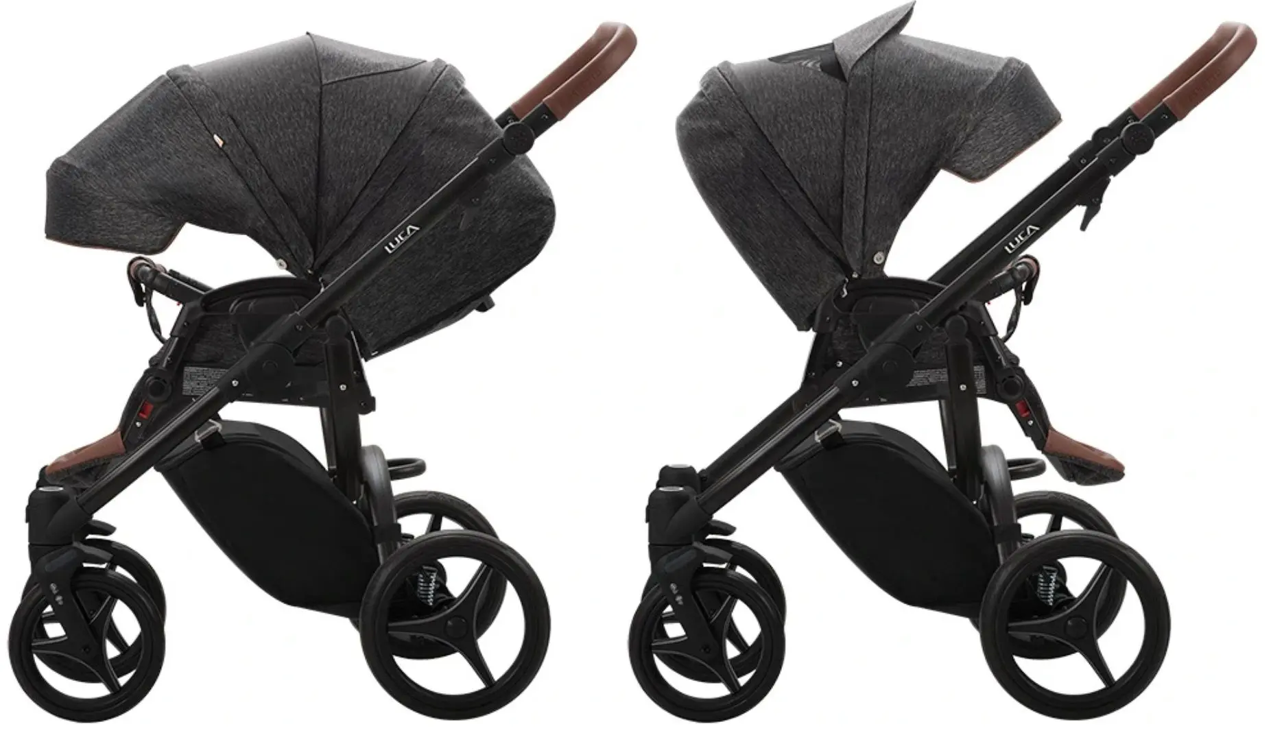 Carucior modular 2in1 Bebetto Luca Standard 15 (Red/Silver) - 5