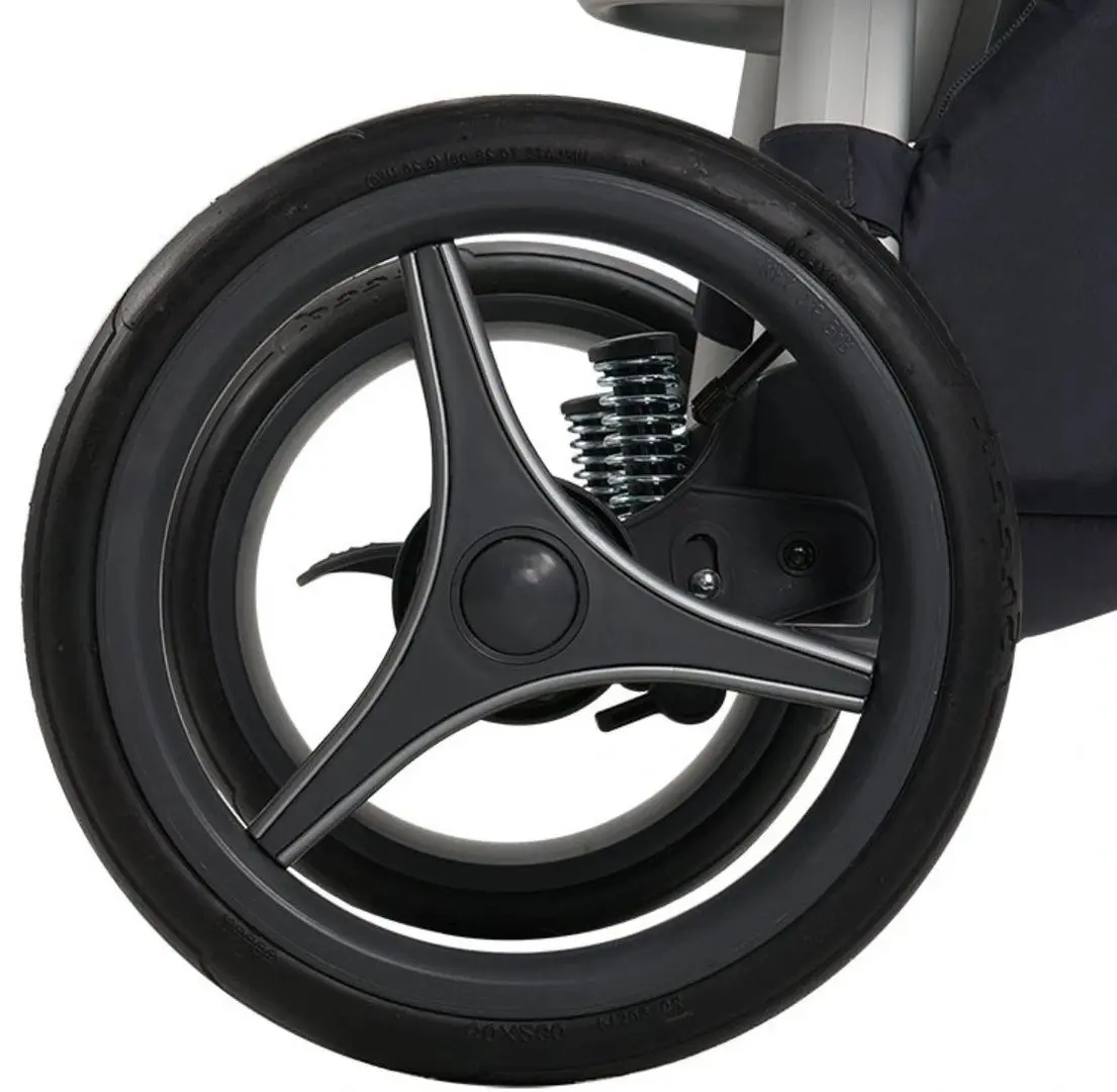 Carucior modular 2in1 Bebetto Luca Standard 15 (Red/Silver) - 6