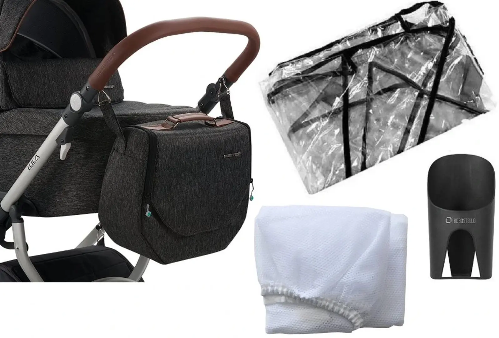 Carucior modular 2in1 Bebetto Luca Standard 15 (Red/Silver) - 7