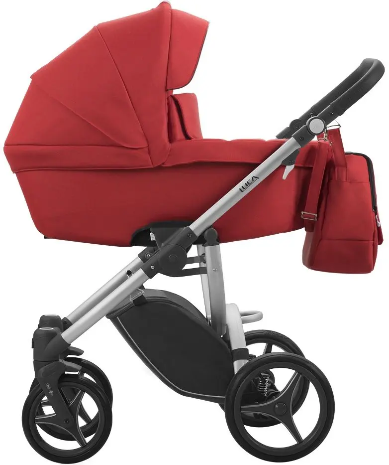 Carucior modular 2in1 Bebetto Luca Standard 15 (Red/Silver)