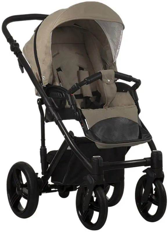 Carucior modular 2in1 Bebetto Magnum 148 Black Frame (Beige)