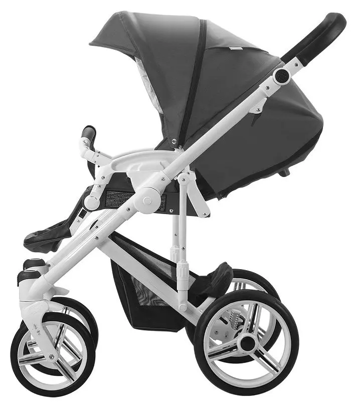 Carucior modular 2in1 Bebetto Magnum 148 Black Frame (Beige)