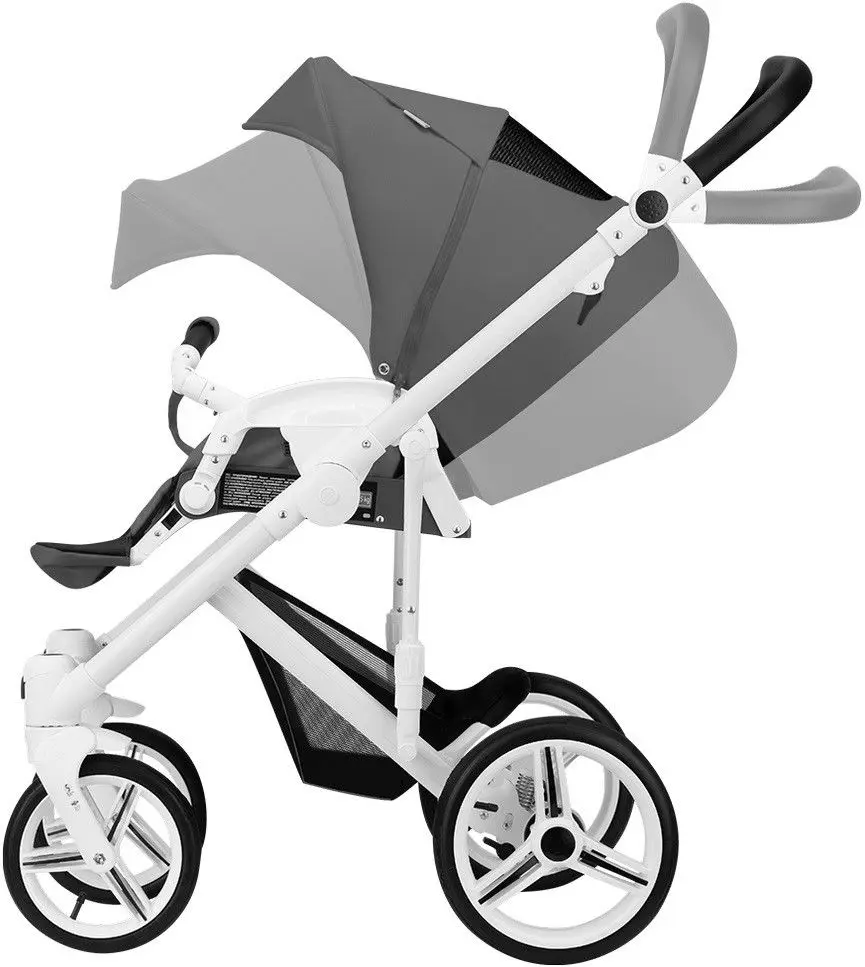 Carucior modular 2in1 Bebetto Magnum 148 Black Frame (Beige)