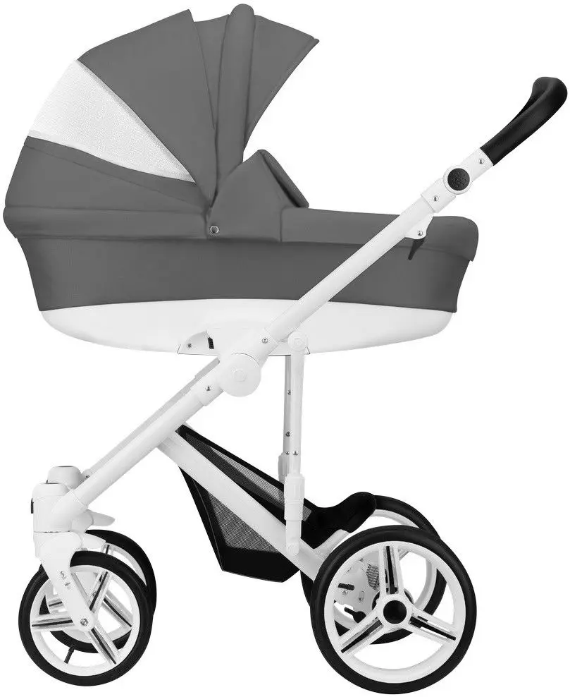 Carucior modular 2in1 Bebetto Magnum 230 Black Frame (Dark Grey) - 3