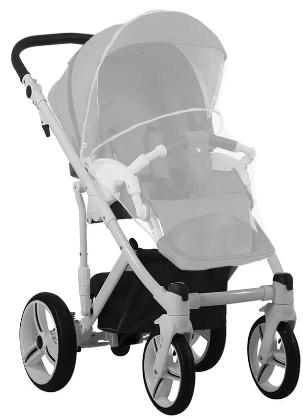 Carucior modular 2in1 Bebetto Magnum 230 Black Frame (Dark Grey) - 14