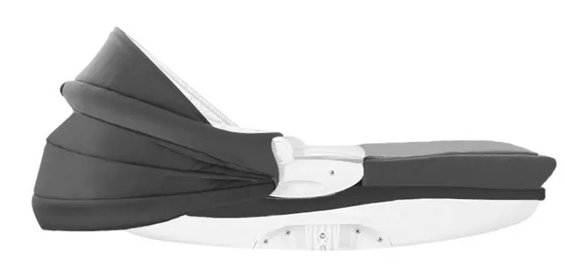 Carucior modular 2in1 Bebetto Magnum 230 Black Frame (Dark Grey) - 7