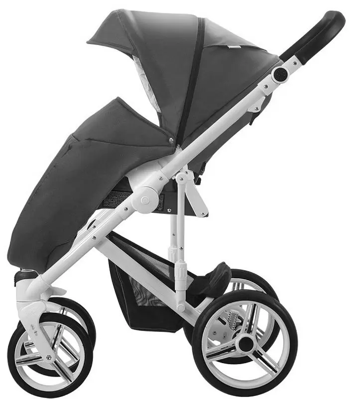 Carucior modular 2in1 Bebetto Magnum 230 Black Frame (Dark Grey) - 10