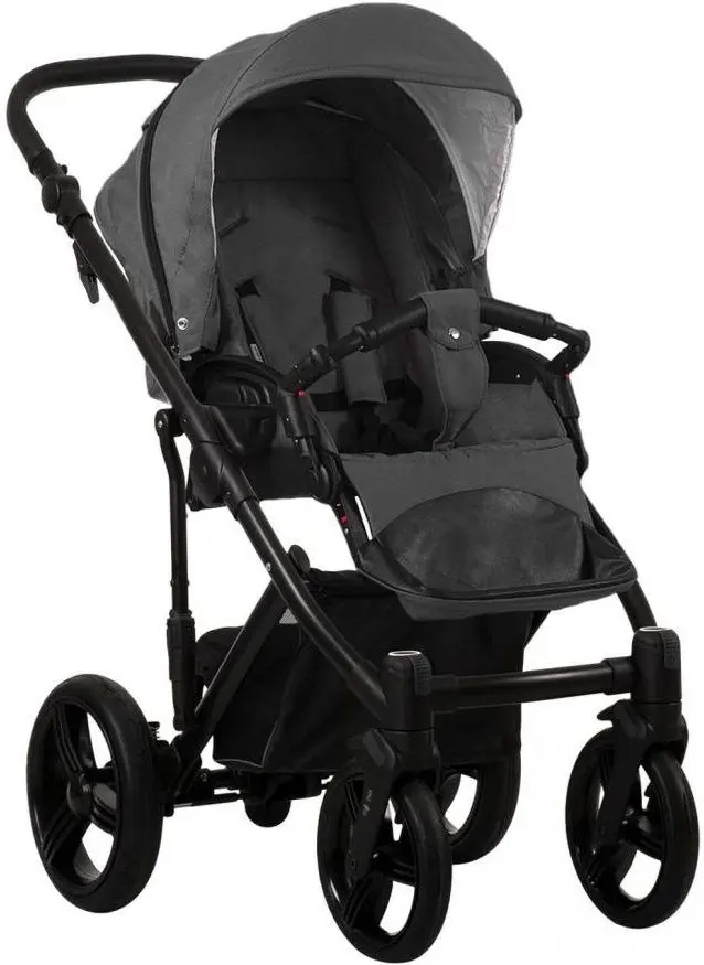 Carucior modular 2in1 Bebetto Magnum 230 Black Frame (Dark Grey) - 2
