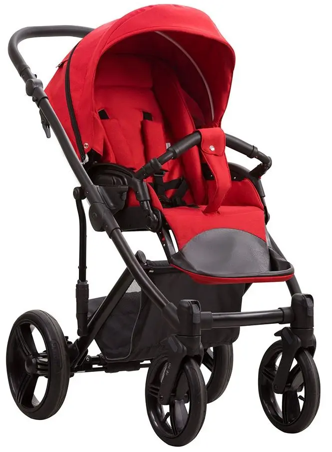 Carucior modular 2in1 Bebetto Magnum Lux 04 (Red/Black) - 2