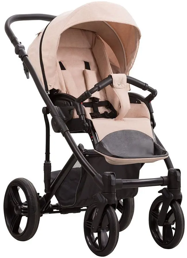 Carucior modular 2in1 Bebetto Magnum Lux 07 (Beige/Black) - 2