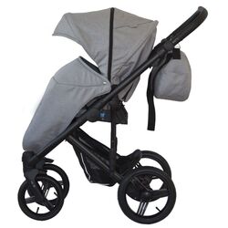 Carucior modular 2in1 Bebetto Magnum Lux 08 (Gray/Black) Thumb