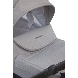 Carucior modular 2in1 Bebetto Magnum Lux 08 (Gray/Black) Thumb