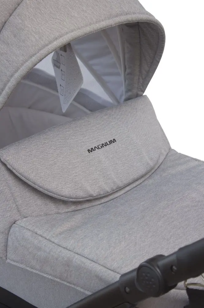 Carucior modular 2in1 Bebetto Magnum Lux 08 (Gray/Black) - 8