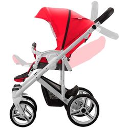 Carucior modular 2in1 Bebetto Magnum Prima 02 (Light Grey) Thumb