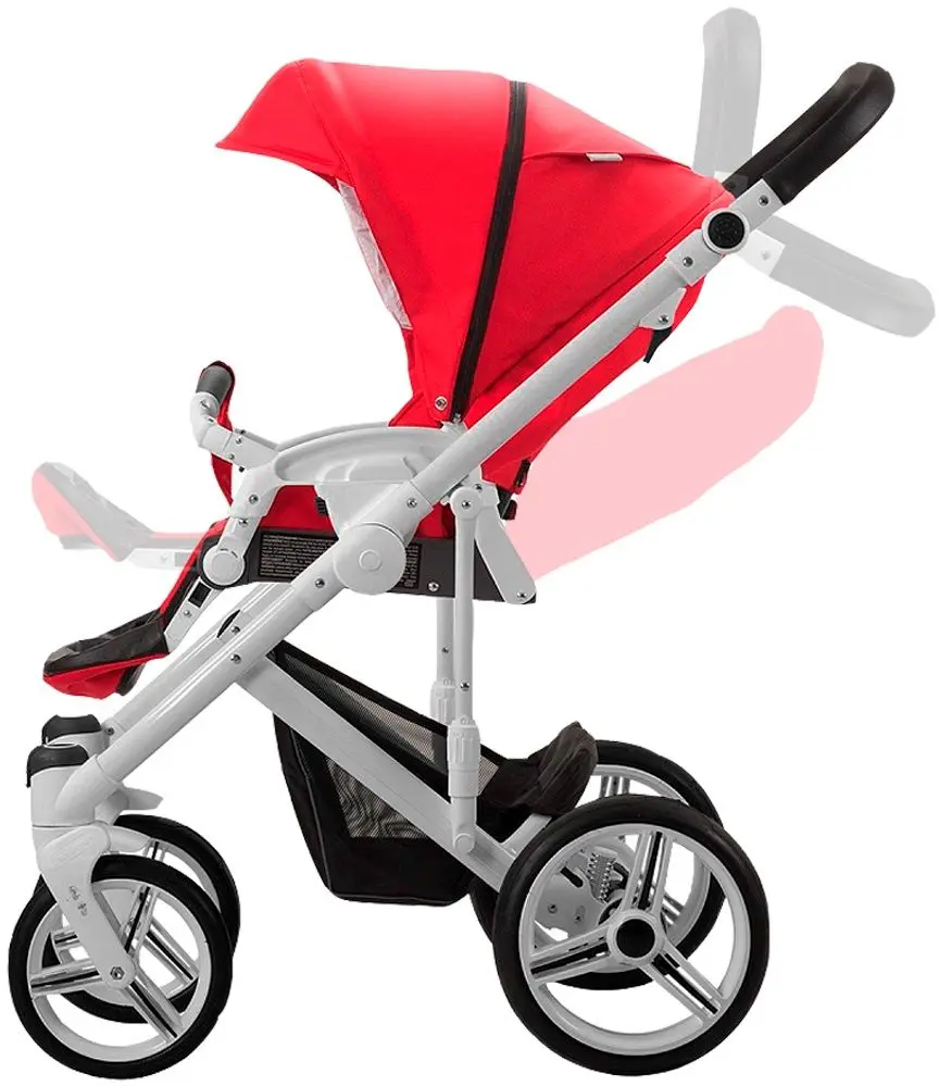 Carucior modular 2in1 Bebetto Magnum Prima 02 (Light Grey) - 10