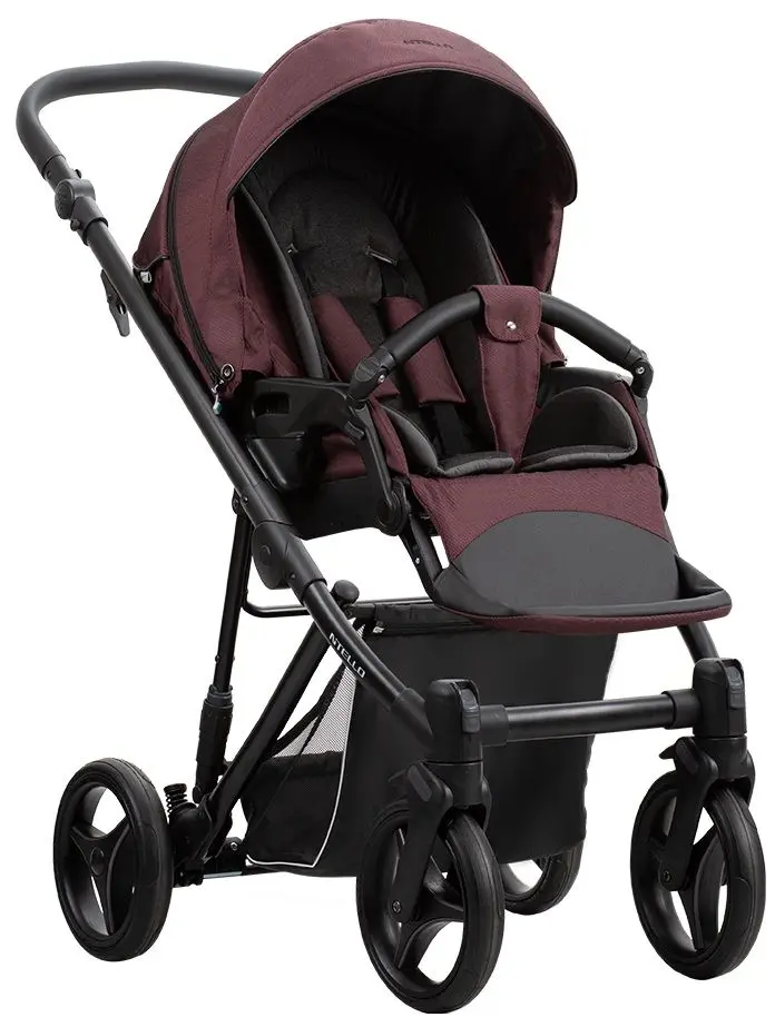 Carucior modular 2in1 Bebetto Nitello 08 (Burgundy)