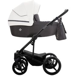 Carucior modular 2in1 Bebetto Torino 01 Black Frame (Grey/White) Thumb