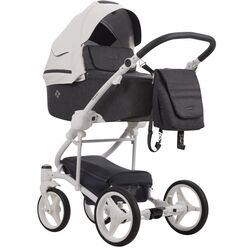 Carucior modular 2в1 Bebetto Torino 01 White Frame (White/Grey) Thumb