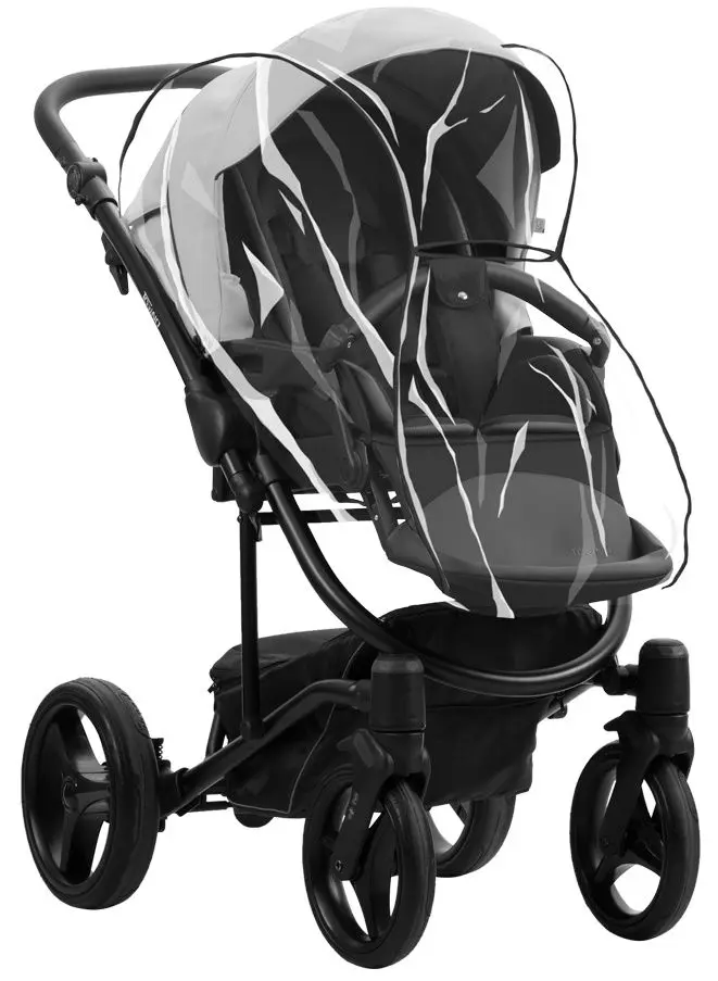 Carucior modular 2в1 Bebetto Torino 01 White Frame (White/Grey) - 12