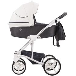 Carucior modular 2в1 Bebetto Torino 01 White Frame (White/Grey)